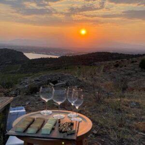 Posta de sol al "balcó" de Mas Marés