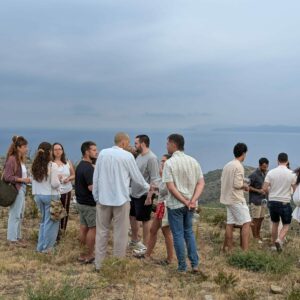 Posta de sol al "balcó" de Mas Marés
